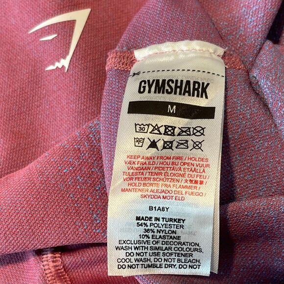 Gymshark Adapt Ombre Seamless 7" Cycling Bike Shorts Pink and Purple Size M - Picture 4 of 4